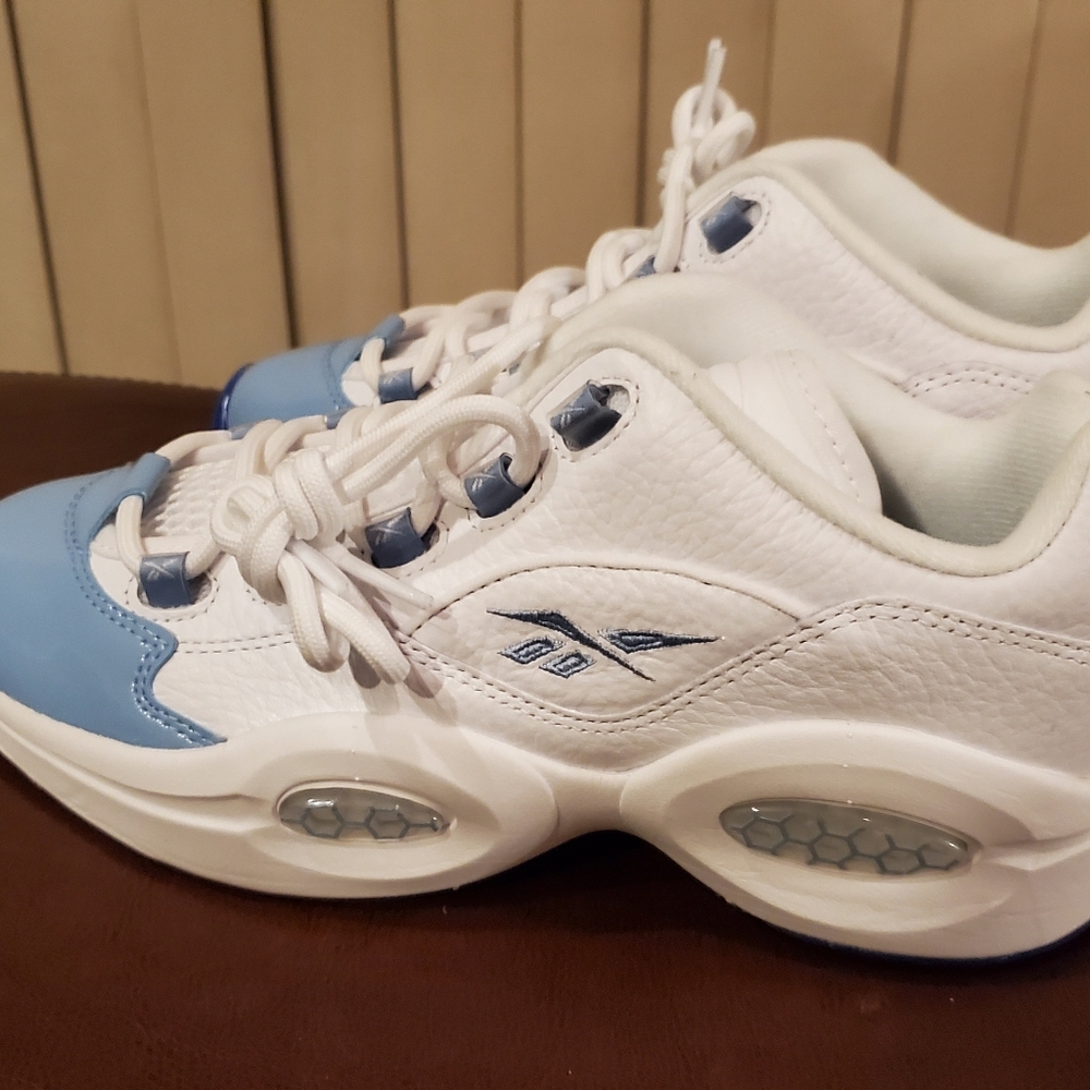 Reebok Question Low Blue Toe